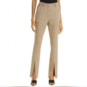 A.L.C. Tan Checkered Trousers